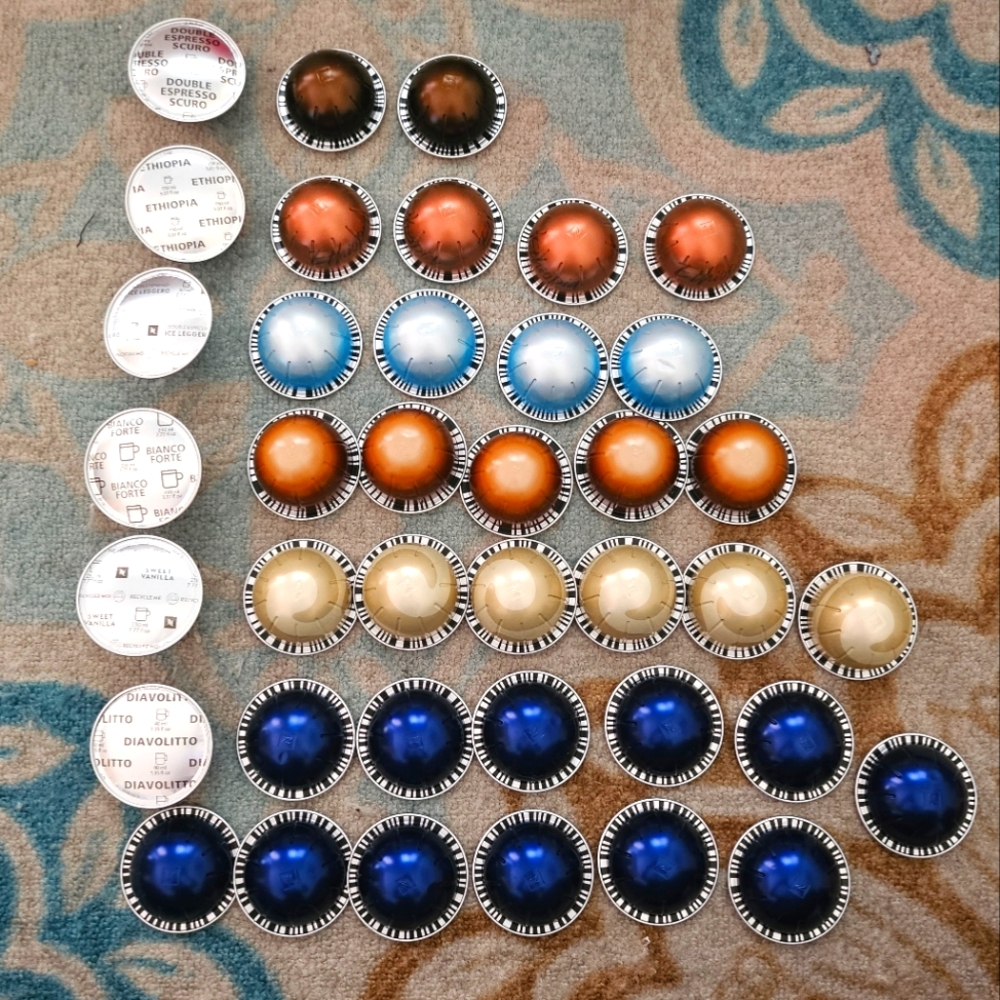 Lot Of 39 Nespresso Pods, Varying Flavors, Past BB Date